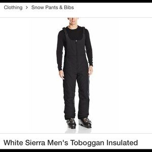 Lg Men’s Black Snow Ski Bibs / Pants 🏂